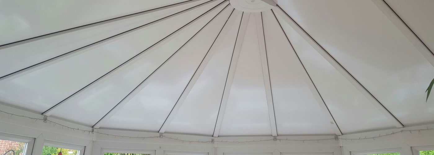 Insulated conservatory roof panel installation 3