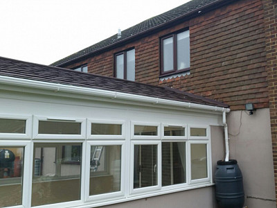 Replacement gable end conservatory roof dorset 6