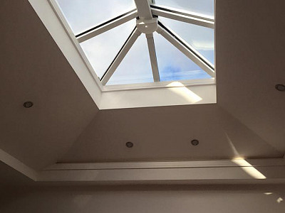 Replacement tiled orangery roof internal1